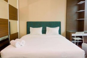 Homey and Minimalist Studio Room at GP Plaza Apartment By Travelio